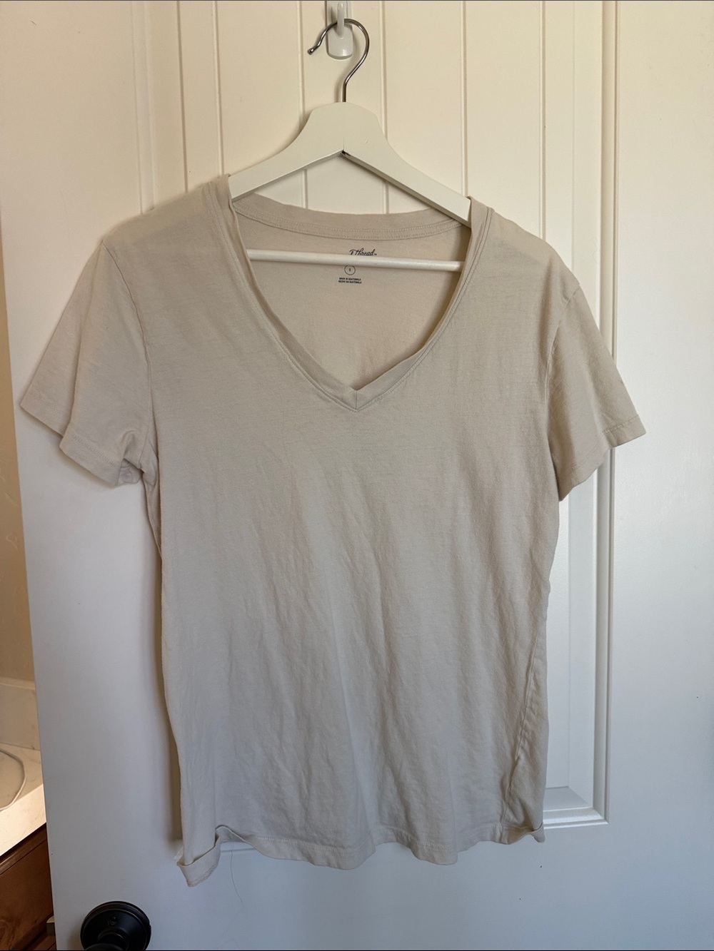 Universal Thread V-Neck Tee - Beige